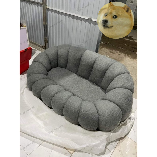 Ghế lười Sofa đơn cánh Hoa thư giãn, sofa mini ngắn đọc sách, trang trí phòng khách