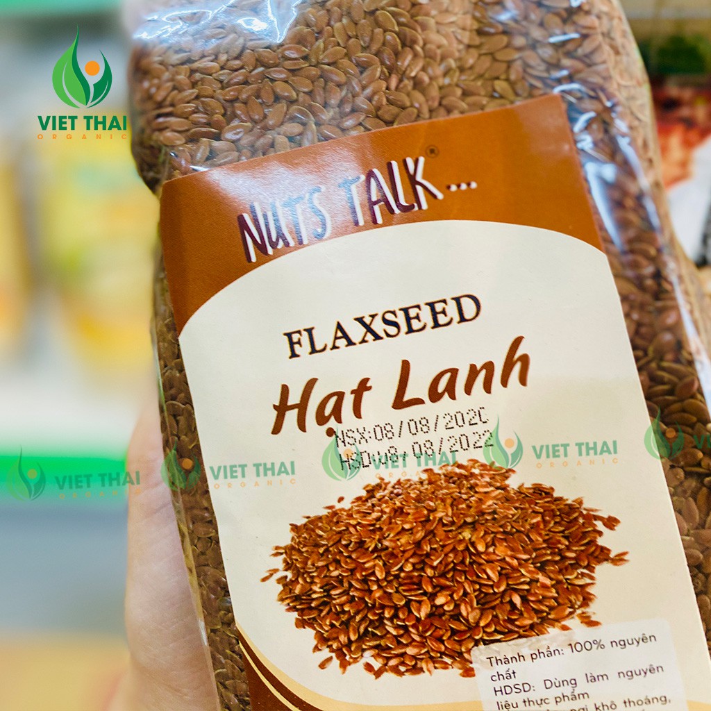 Hạt Lanh Organic Canada ( 500g ) hạt thơm, to, bóng