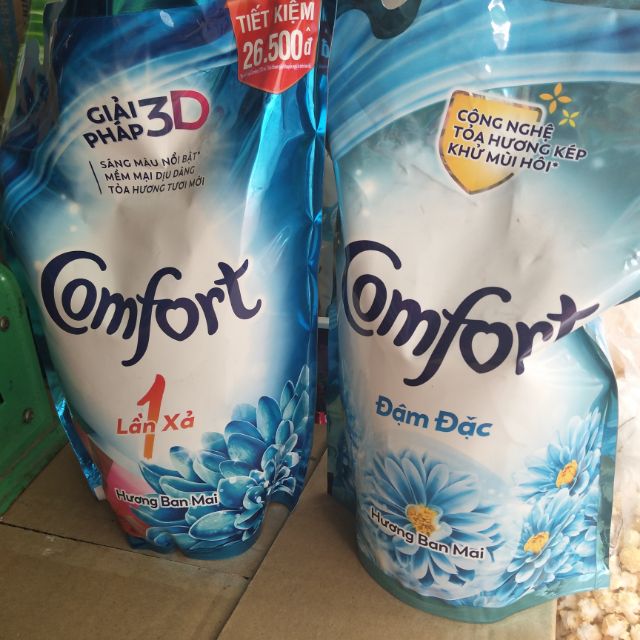 Nước Xả Vải Comfort Hương Ban Mai 1 Lần Xả Đậm Đặc 1.8L