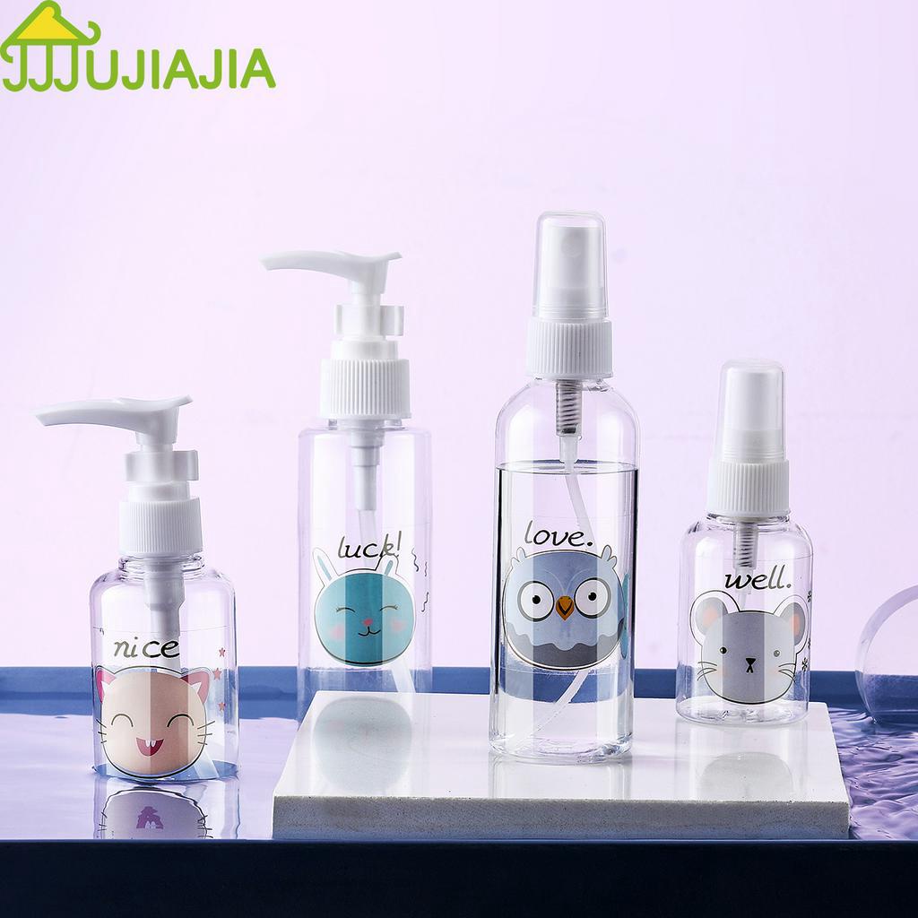 Chai Nhựa Jujiajia Có Nắp Dùng Chiết Mỹ Phẩm Mang Đi Du Lịch Tiện Lợi