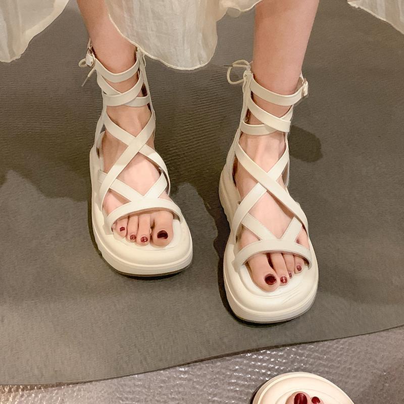Sandal Đế Dày Thiết Kế Mới Thời Trang Dành Cho Mùa Hè
