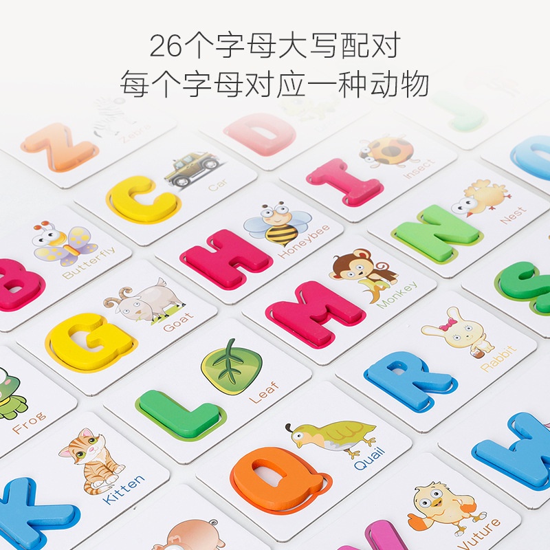 Bộ Thẻ Học Chữ Cái Tiếng Anh Giáo Dục Sớm Cho Bé