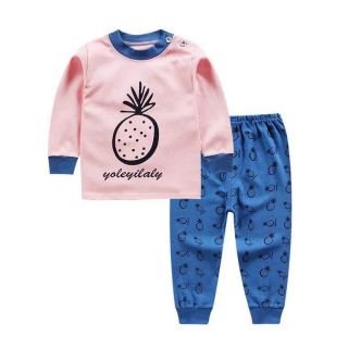 Combo 3 bộ cotton dài tay cho bé