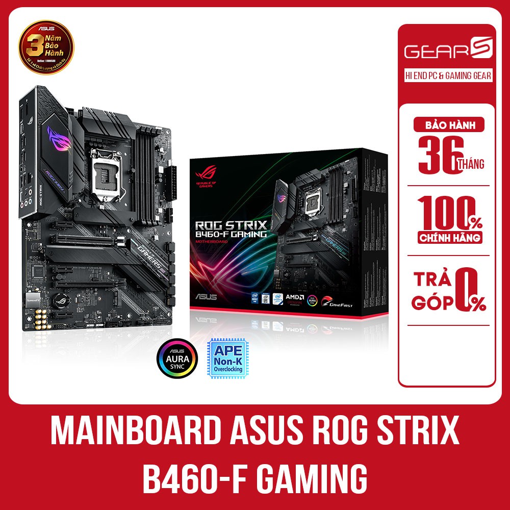 Bo Mạch Chủ ASUS ROG STRIX B460-F GAMING - Bảo hành chính hãng Vĩnh xuân