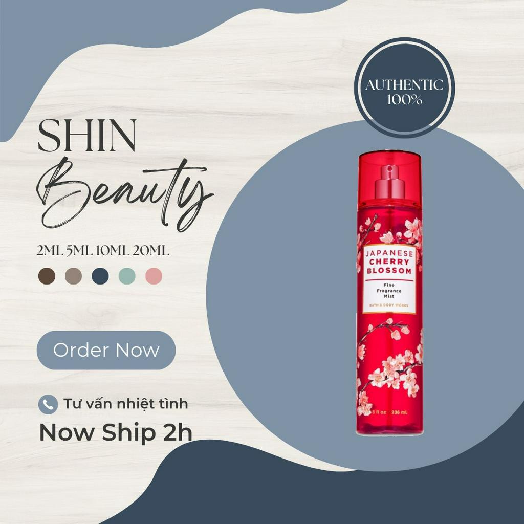 Xịt Thơm Toàn Thân Bath & Body Works Japanese Cherry Blossom 236ml