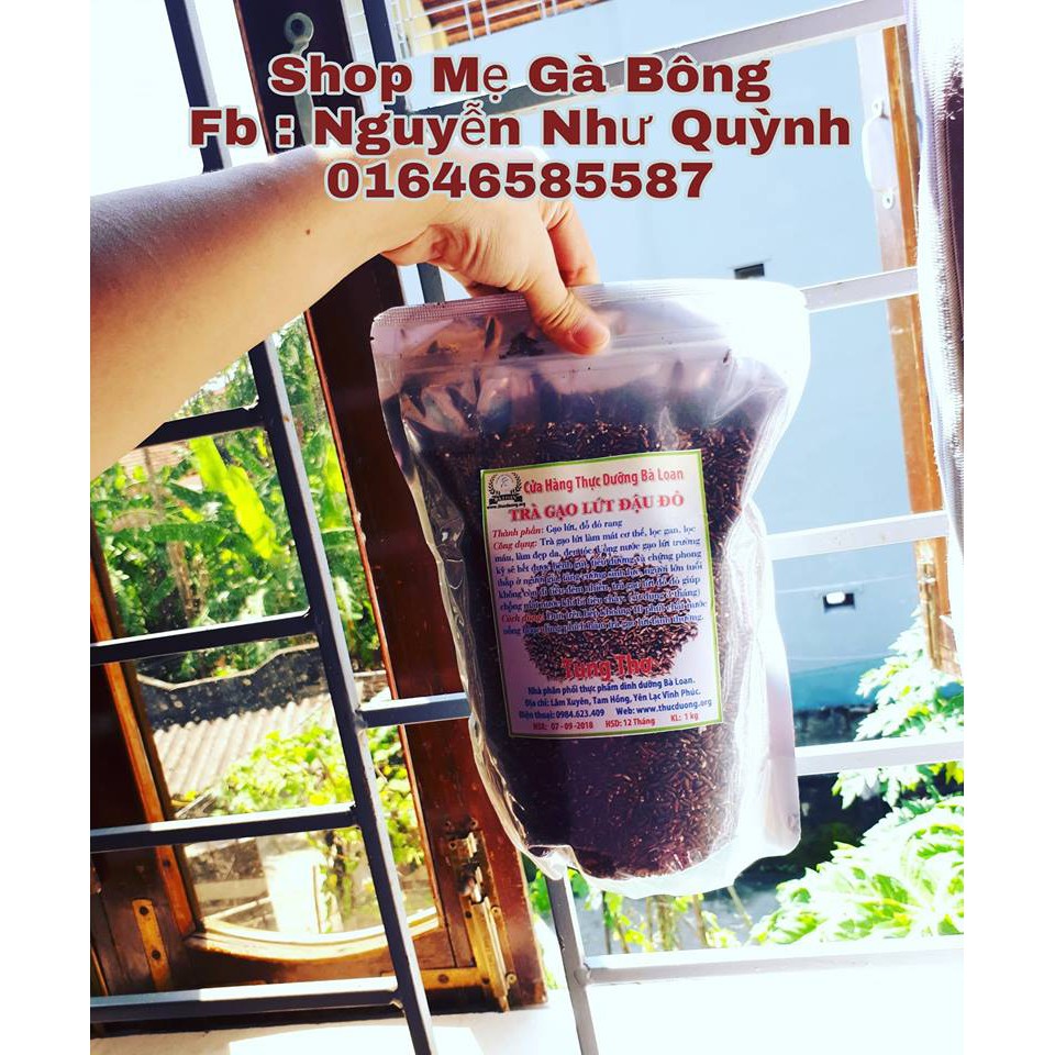 TRÀ GẠO NỨT ĐẬU ĐỎ RANG