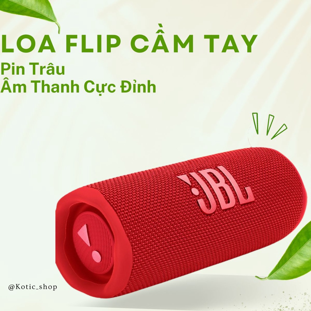 Loa Bluetooth Jbl Flip 6 Âm Bass Hay Kháng Nước Ipx 7 Tích Hợp Khe Cắm Thẻ Nhớ Sạc Bằng Cổng Type-C Kotic_shop