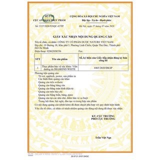 [Chính Hãng] Viên Uống Trắng Da Ngọc Trinh DIAMOND WHITE - Khuyến Mại Cực Sốc | BigBuy360 - bigbuy360.vn