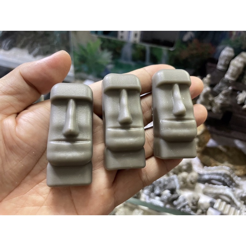 Mặt tượng giả đá trang trí tiểu cảnh non bộ, hồ cá, bán cạn