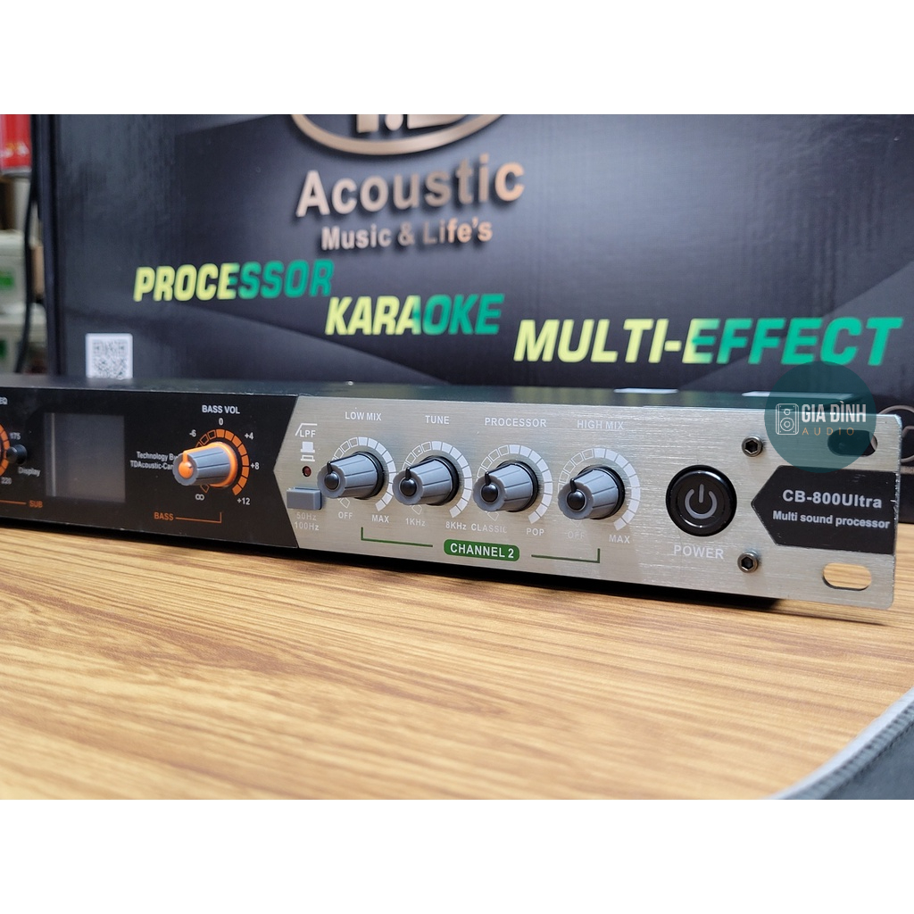 Máy nâng tiếng T.D Acoustic CB-800 Ultra - Nhập khẩu