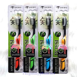 Bàn chải đánh răng than tre bossi