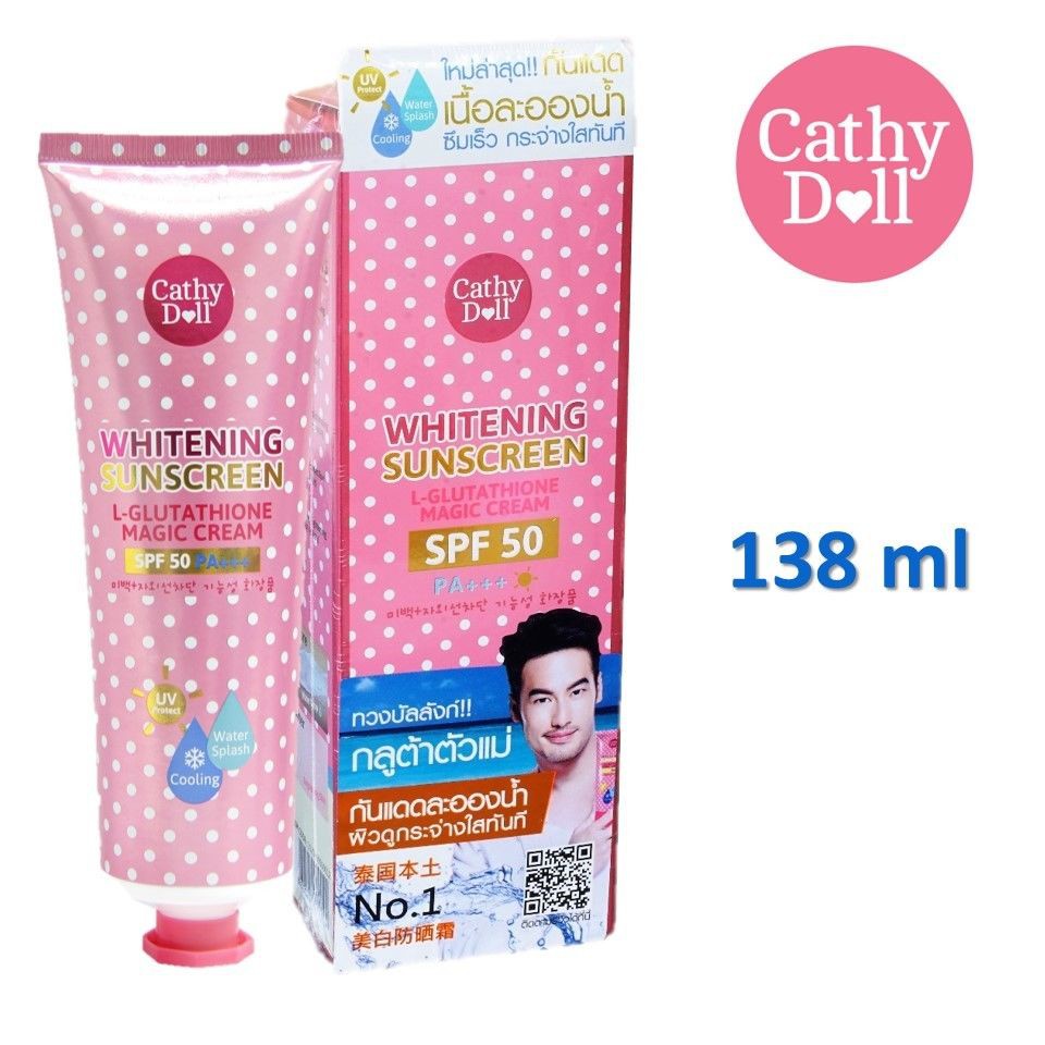 Kem Chống Nắng Trắng Da Cathy Doll Whitening Sunscreen SPF 50 138ml