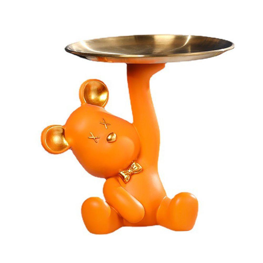 Khay Đựng Đồ Hình Gấu Dùng Trang Trí Phòng Khách