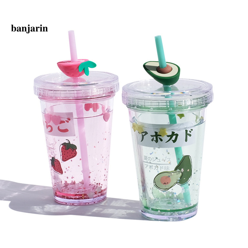 U Water Cup Eco-friendly Cartoon Pattern Plastic Lovely Drinking Kettle Supplies for Home