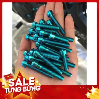 Ốc 6li30 , 6li40 , 6li50 TITAN  GR5 bắt được gù tay lái , lốc máy , nhiều vị trí khác CỰC CHẤT
