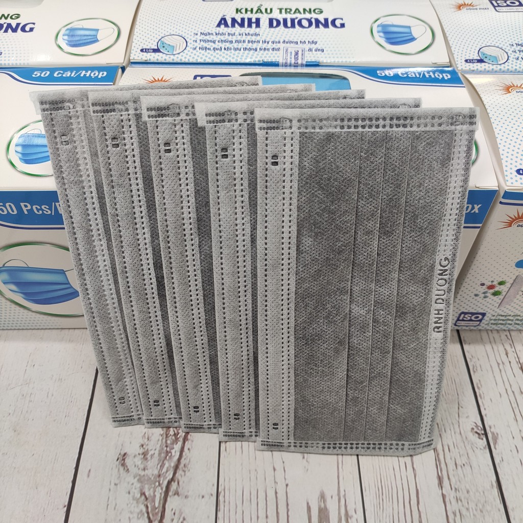 [Bán Sỉ] Hộp 50 cái khẩu trang 4 lớp Ánh Dương - Đủ màu - Hàng có sẵn | BigBuy360 - bigbuy360.vn