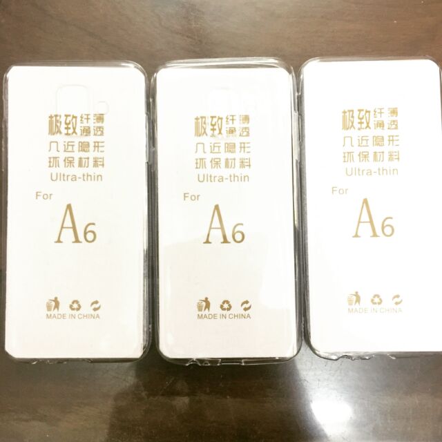 Bộ 3 ốp dẻo silicon samsung A6