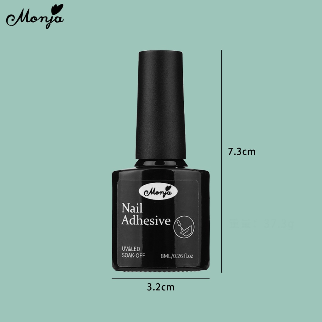 Gel dán móng tay giả MONJA tự dính UV/ LED chất lượng cao tiện lợi 8ml