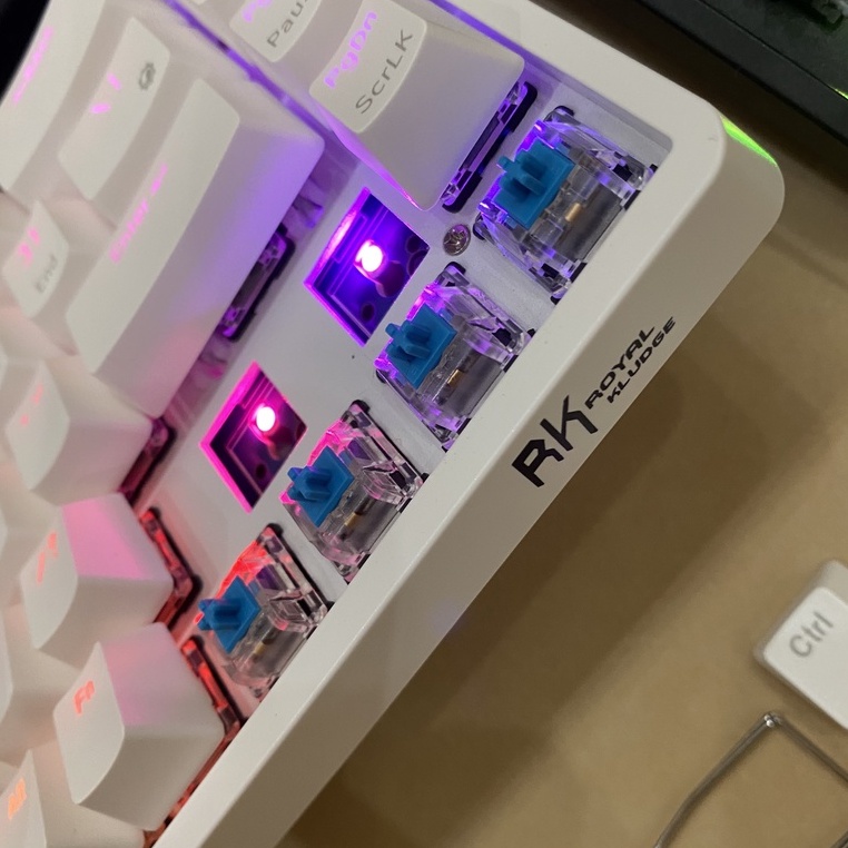 Bàn phím cơ không dây Royal Kludge RK G68 HOTSWAP, Led RGB, Type C, Bluetooth 5.0, Wireless 2.4G - Chính hãng