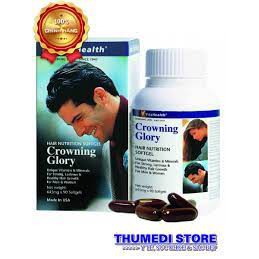 CHÍNH HÃNG USA - TÓC CROWNING GLORY CROW NING VITAHEALTH  HỘP 30 VIÊN