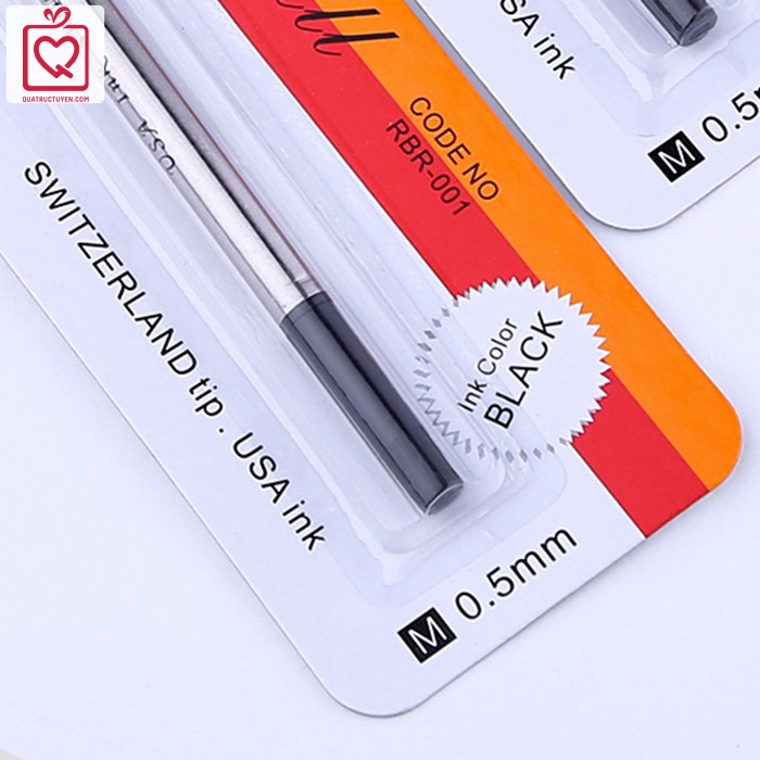 Ruột bút Picasso chính hãng Xanh, đen cỡ ngòi 0.5-0.7mm dùng cho bút dạ bi
