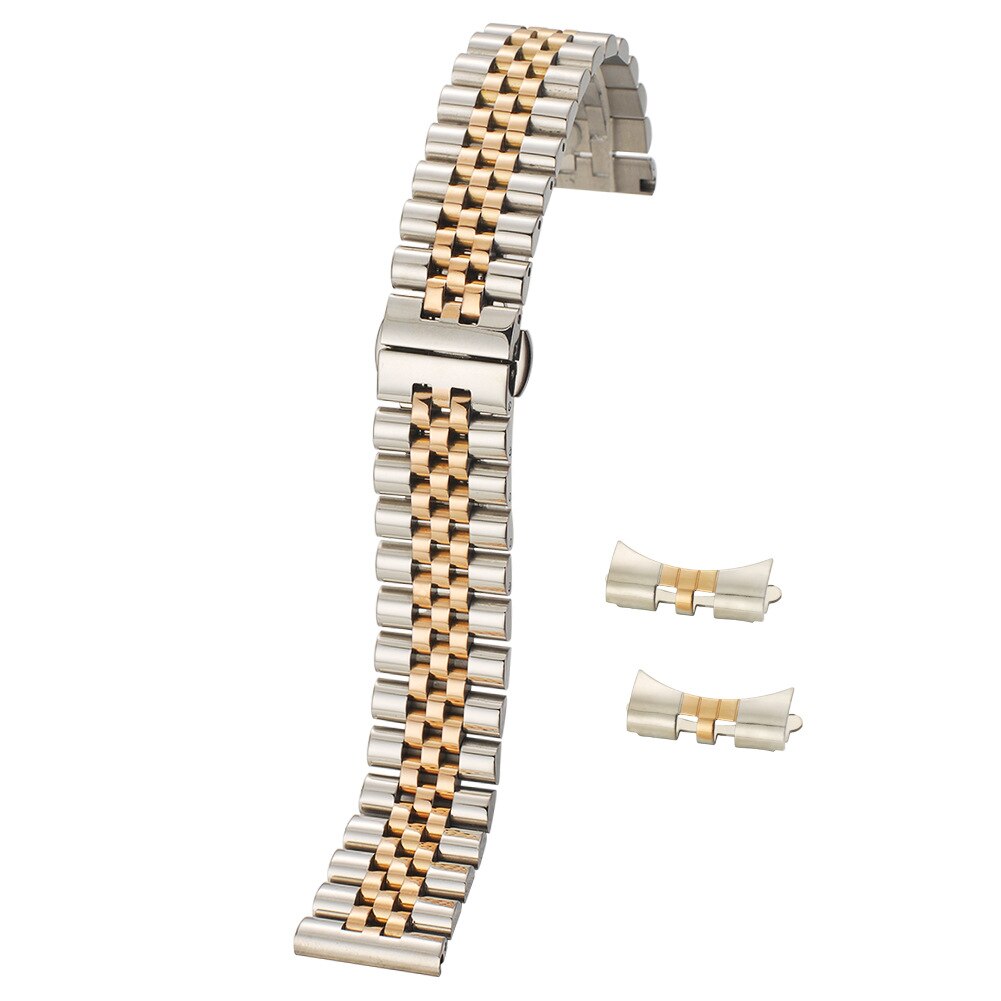Dây đeo đồng hồ thay thế bằng thép không gỉ kích thước 12mm 13 14 16 17 18 19 20 21 22mm