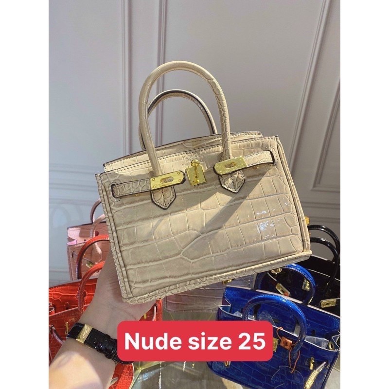 Túi B.Kinnn da rắn bóng size 20 chất siêu đẹp