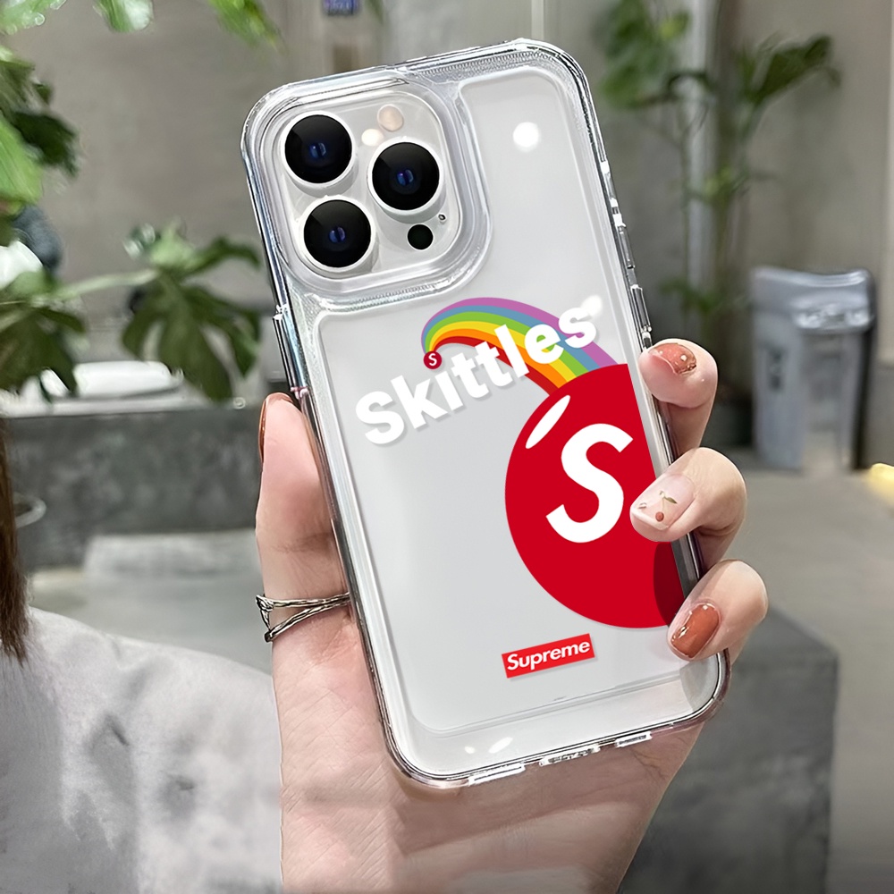 Ốp Điện Thoại Tpu Trong Suốt In Hình Vũ Trụ Cầu Vồng Cho iphone 14ProMax 14Plus 13 11 12 7Plus X XR XS Max 8 7