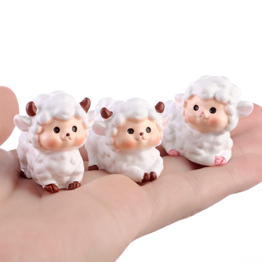 Set 24 Tượng Chú Cừu Dùng Trang Trí Cây Bonsai Độc Đáo