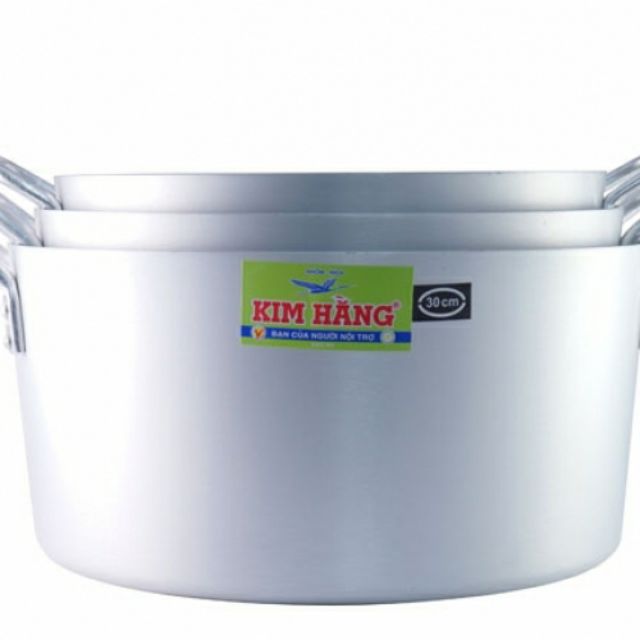 NỒI KIM HẰNG NẮP BẰNG size 16cm.18cm.20cm.22cm.24cm.26cm