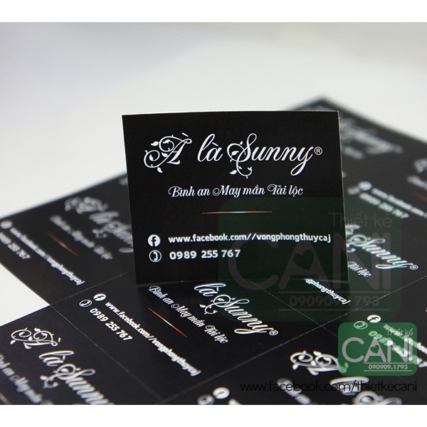 200c - 500c Tem giấy Decal dán hộp  In theo yêu cầu Sticker nhãn giấy niêm phong CANI