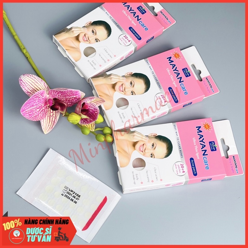 MIẾNG DÁN MỤN MAYAN CARE Ultra Thin Spot 24 miếng - Minpharmacy