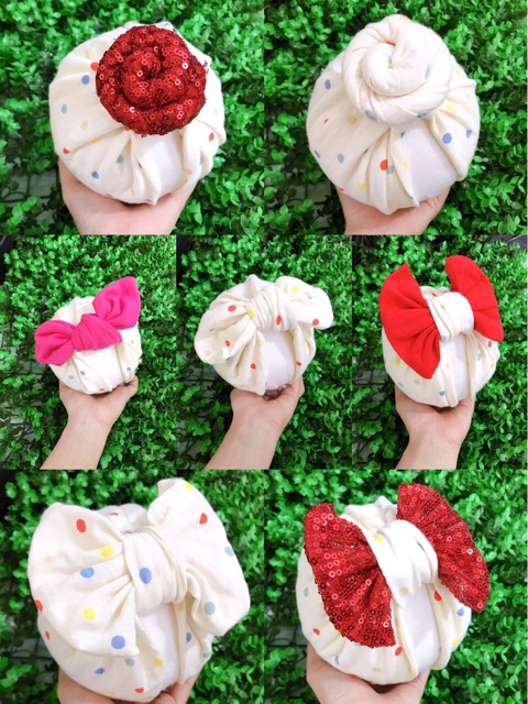 Thanh lý nốt MŨ TURBAN SIÊU YÊU CHO BÉ