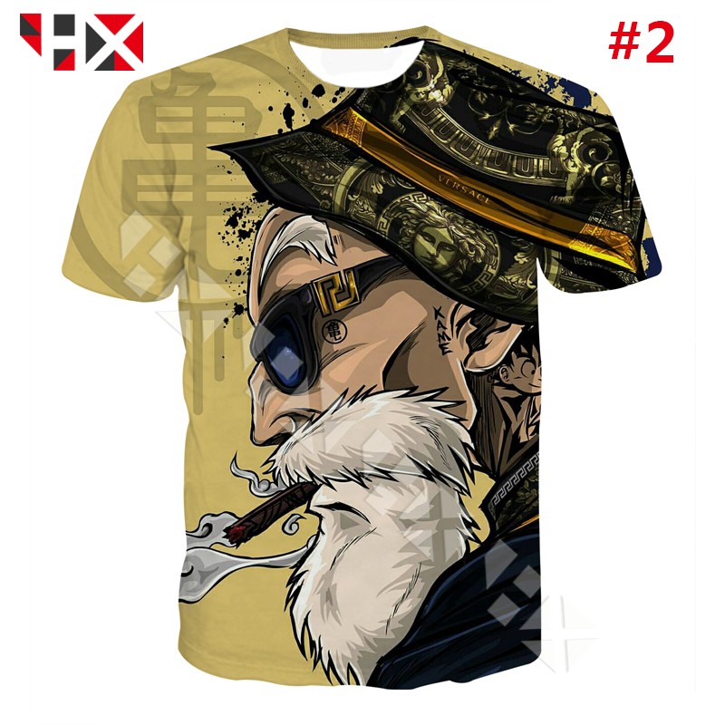 Anime Dragon Ball Master Roshi Men T-Shirts