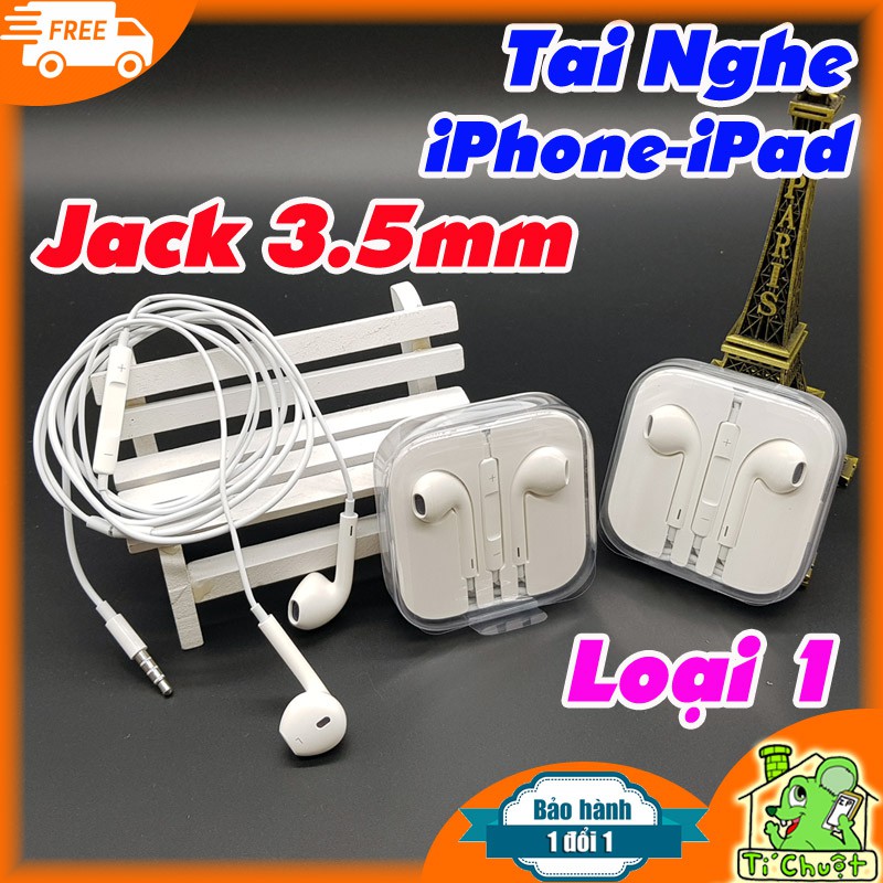 [Ảnh Thật] Tai nghe EarPods jack 3.5mm iPhone 5s/ 6/ 6s Plus Foxconn Loại 1