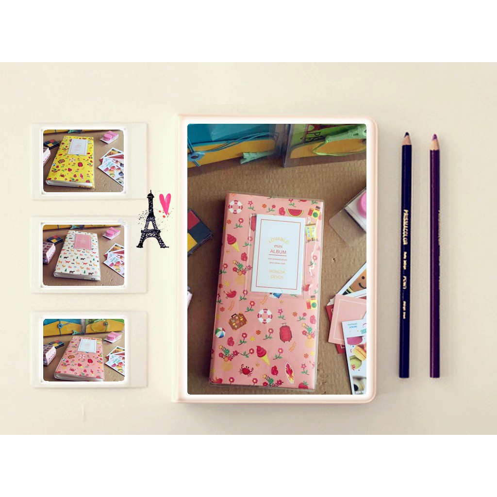 Album Ảnh Mini Instax 6x9 (85 tấm) Hình Cà Rem Sắc Màu