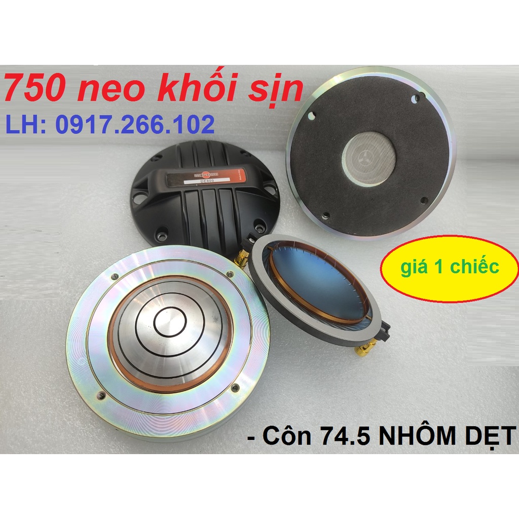 Loa Treble 750 Từ Neo Khối Nắp Nhôm Coil 74.5mm Dẹt Cao Cấp - Giá 1 Chiếc - Trép Sân Khấu