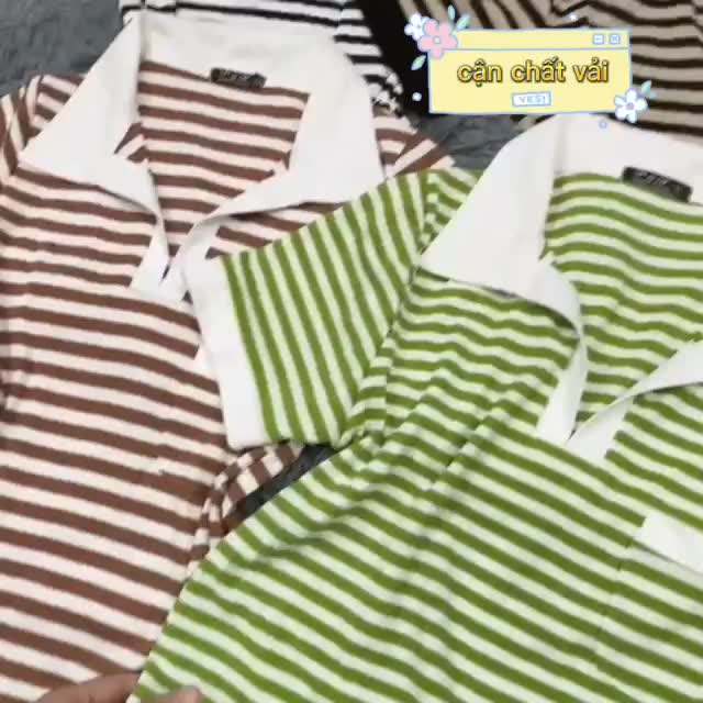 Áo cộc tay kẻ sọc cổ bẻ Bigsize(58kg-95kg) Ulzzang Chất Thun Gân Tăm Loại 1 - Ảnh thật cận chất | BigBuy360 - bigbuy360.vn