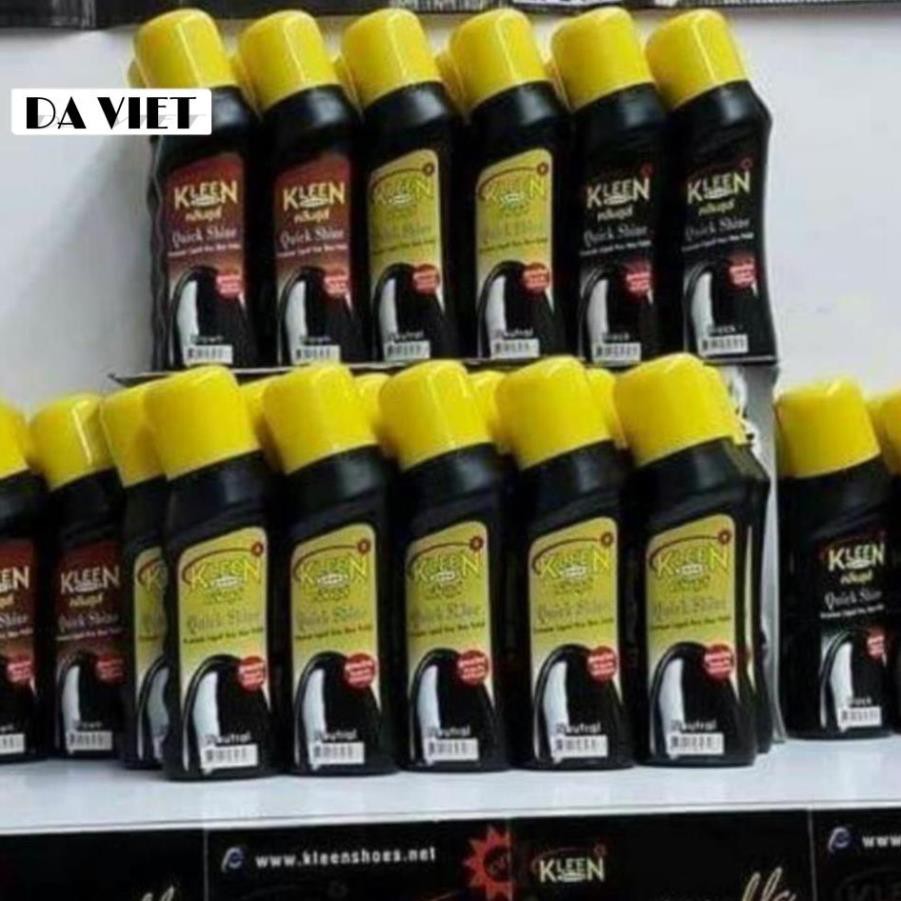 Xi Đánh Bóng Chính Hãng KLEEN Nhập Khẩu Thái Lan Dạng Nước 75ml Làm Mềm, Bóng Da Siêu Nhanh