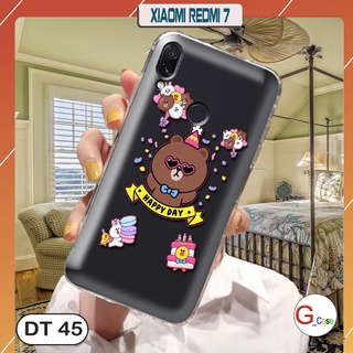 Ốp lưng dẻo xiaomi redmi 7 - in hình