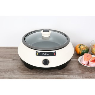 Nồi lẩu điện Delites NL001 3 lít (MỚI 100%, BẢO HÀNH 12 THÁNG CHÍNH HÃNG)