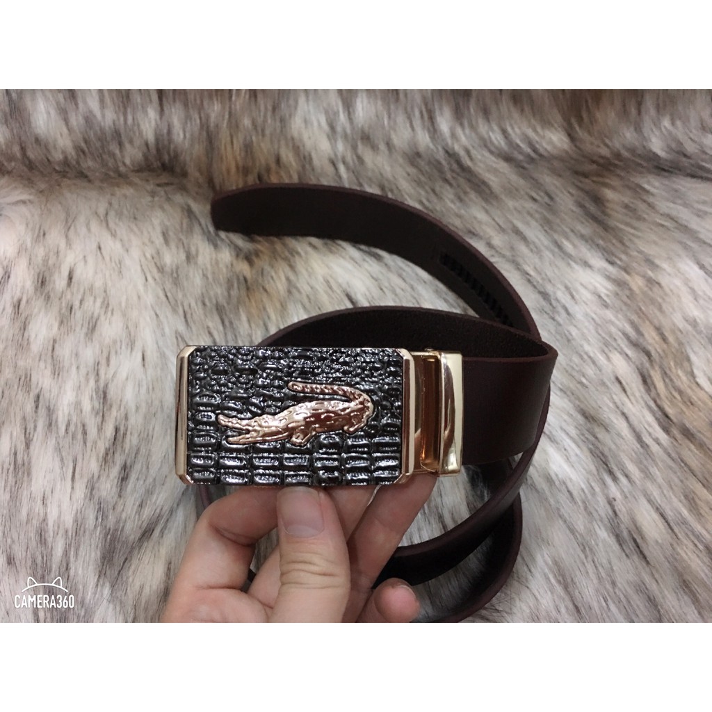 Thắt Lưng Dây Nịt Da Bò Mặt Khóa LC Cao Cấp