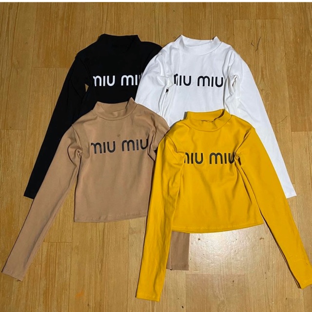 Áo thun tay dài in chữ chất thun thái xịn sale 65k