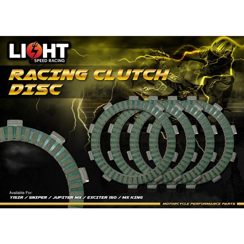 Bố Nồi + Lá Sắt LIGHT Racing Cho Ex150 , Fz150i , TFX 150