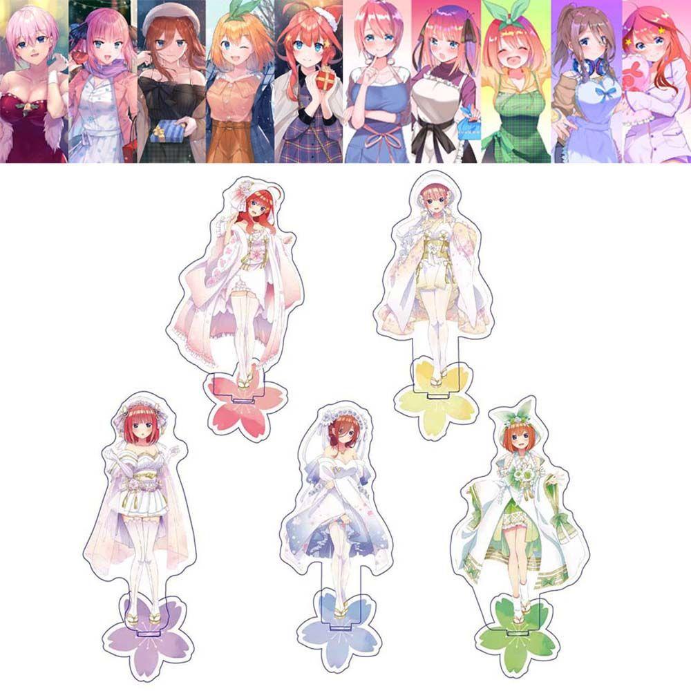 Mô hình để bàn nhân vật Nakano Miku Anime The Quintessential Quintuplets Yotsuba Itsuki trang trí bàn
