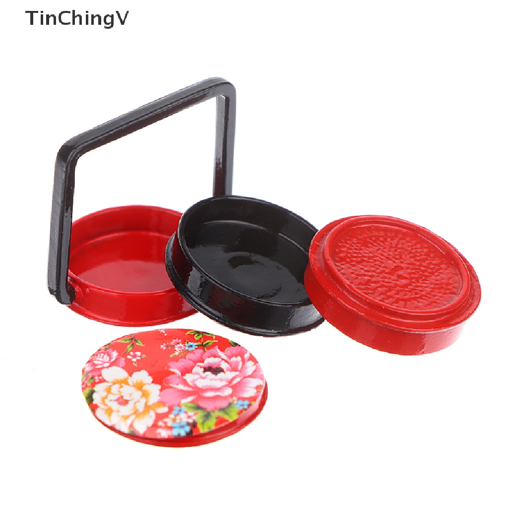 Giỏ Đựng Thức Ăn Mini Bằng Hợp Kim Tỉ Lệ 1: 12 Dùng Trang Trí Nhà Búp Bê