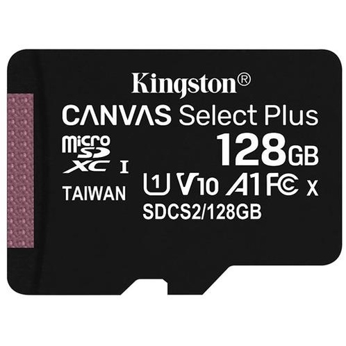 Thẻ Nhớ MicroSD Kingston Canvas Select Plus (Class 10 - 100MB/S) 128GB, 64GB, 32GB - FPT Phân Phối, Bảo Hành 5 Năm