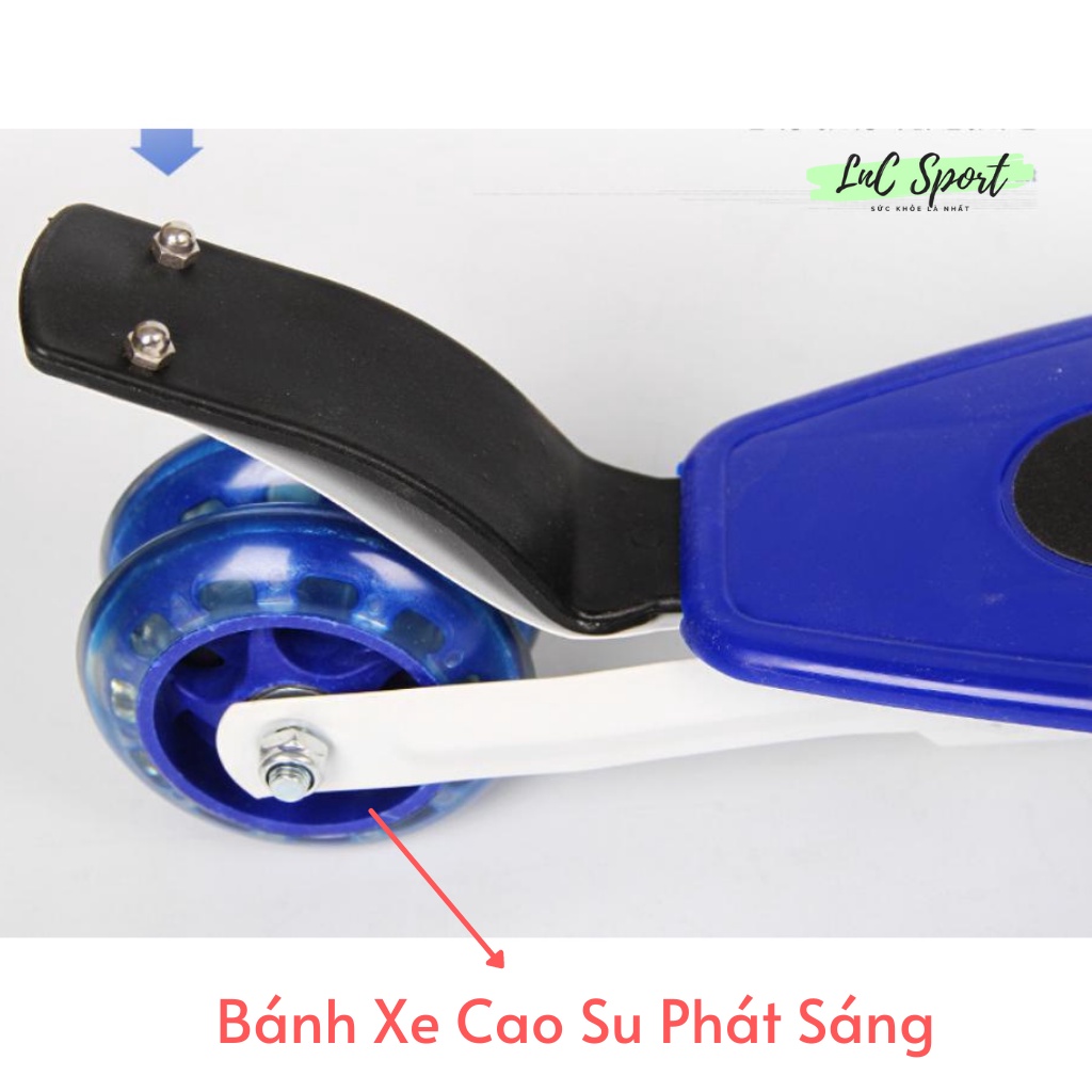 Xe Trượt, Xe Scooter 3 Bánh Cho Bé Trượt Có Phát Sáng Chịu Lực Tốt [HÀNG CAO CẤP].