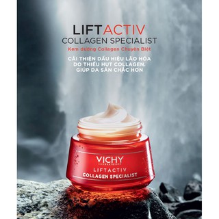 Kem Dưỡng Vichy Ngăn Ngừa Lão Hóa, Làm Săn Chắc Da 50ml Liftactiv Collagen Specialist