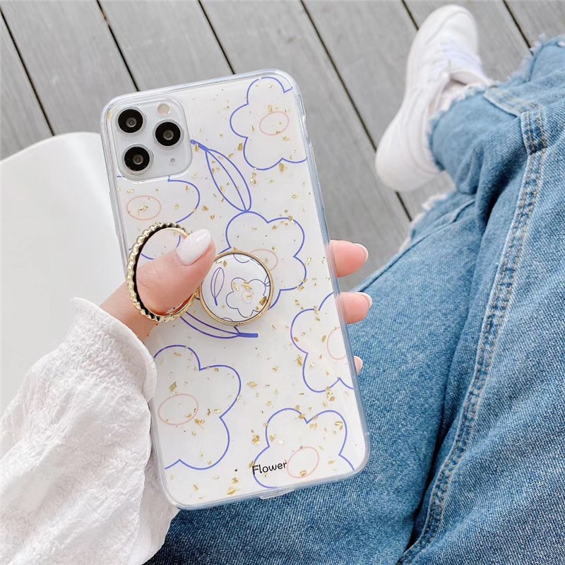 Ốp iphone - Ốp lưng Hoa trắng kèm ring 6/6s/6plus/6splus/7/8/7plus/8plus/x/xs/xsmax/11/11pro max U1-4 | BigBuy360 - bigbuy360.vn